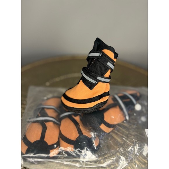 Unbranded Other - New without tags, dog booties, color, orange and black great material size M
